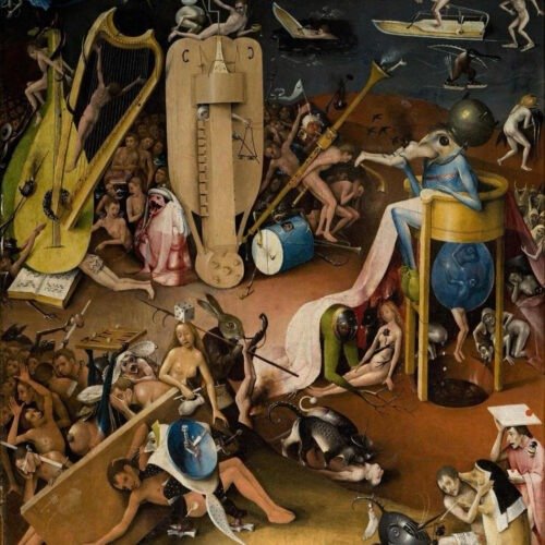 Jerome  Bosch 
O Jardim das Delícias Terrenas (1510-1515)